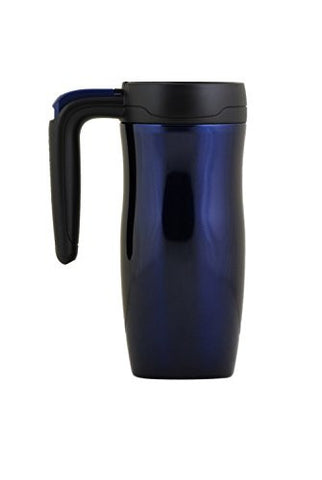 Randolph
AUTOSEAL®
Stainless Steel
Handled Mug with
Locking Lid Midnight Blue 16 oz
