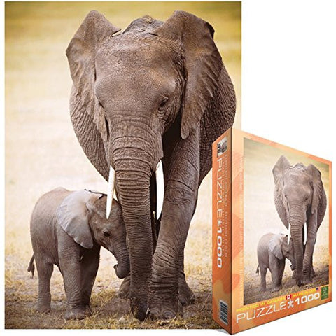 Elephant & Baby 1000 pc