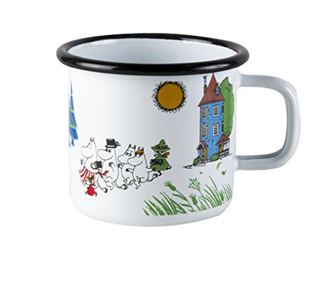 Moomin Colors Enamel mug 3,7dl Moomin Valley