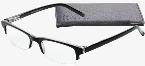 "Half Rim" Men's Readers (Black- 1.50)