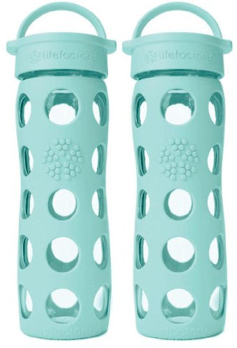 2-Pack Lifefactory 16-Ounce Beverage Bottles- Turquoise