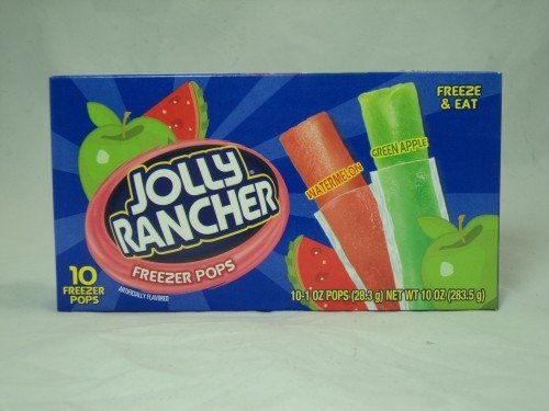Jolly Rancher Freezer Pops 10/1 oz (Watermelon & Green Apple)