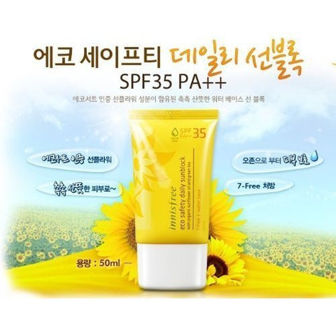 Innisfree Eco Safety Daily Sunblock SPF35 PA++ 50ml