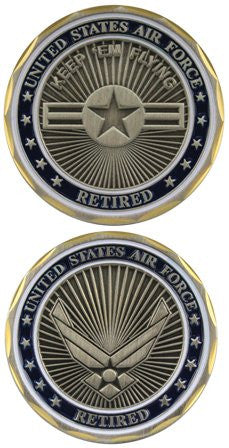 Coin-U.S. Air Force Retired