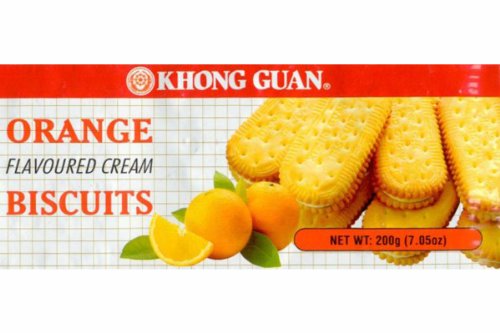 Khong Guan Orange Cream Biscuits 200 g / 7.05 oz