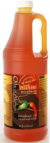 Pele's Fire Macadamia Oil (32 oz.)