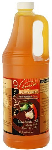 Haleiwa Heat Macadamia Oil (32 oz.)