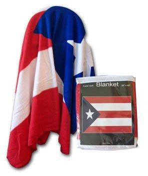 Puerto Rico Polar Fleece Blanket - 50"x60"