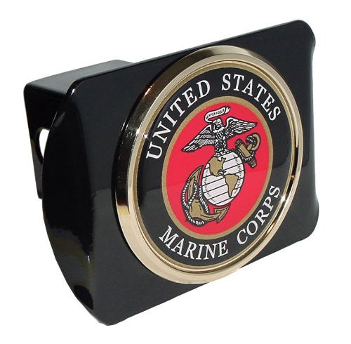 Marine Corps (Seal) Black Hitch Cover