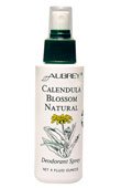 Calendula Blossom Natural Deodorant Spray, 4 Fl Oz Spray-2 Pack