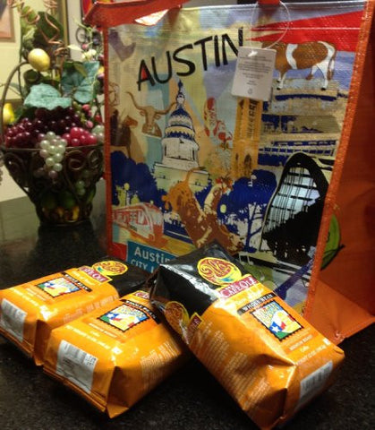 Cafe Ole Whole Bean Taste of Austin Medium Roast Coffee 12oz.