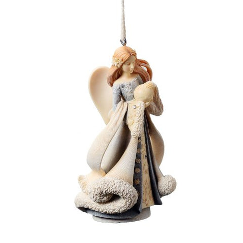 Foundations Angel with Globe Ornament