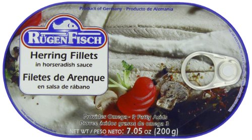 Herring Fillets in Horseradish Sauce, 7.05 oz