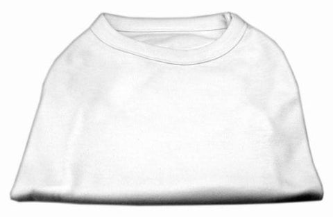 Plain Blank Shirt - White, L