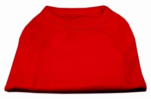 Plain Blank Shirt - Red, M