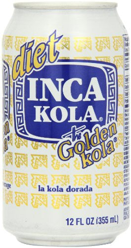 INCA KOLA (LATA DIET) INCA'S FOOD 12oz