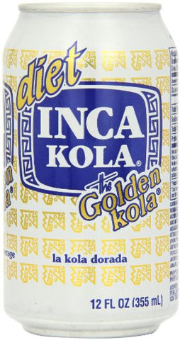 INCA KOLA (LATA DIET) INCA'S FOOD 12oz