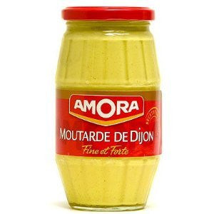 French Strong Dijon Mustard Amora, 440g