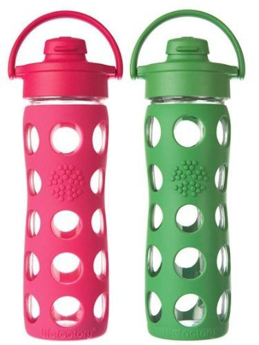 2-Pack Lifefactory 16-Ounce Flip Cap Beverage Bottles