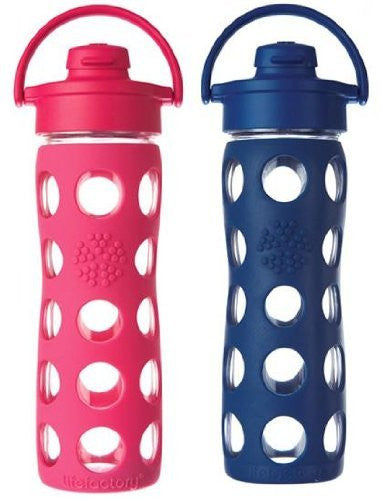 2-Pack Lifefactory 16-Ounce Flip Cap Beverage Bottles