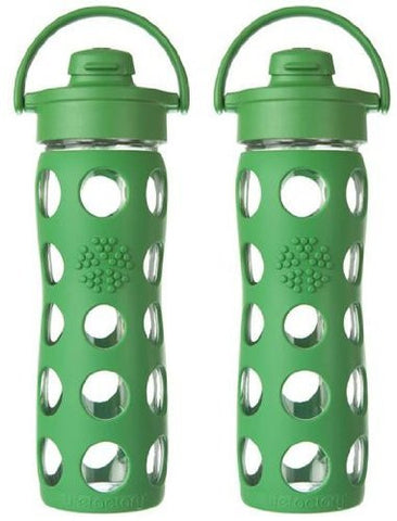 2-Pack Lifefactory 16-Ounce Flip Cap Beverage Bottles