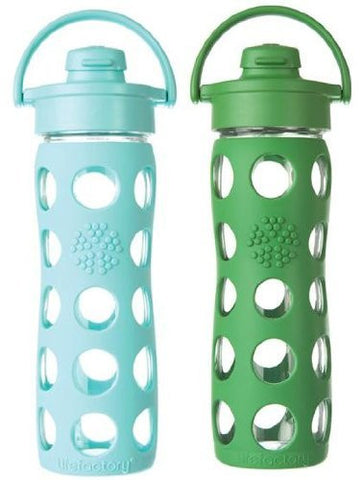 2-Pack Lifefactory 16-Ounce Flip Cap Beverage Bottles