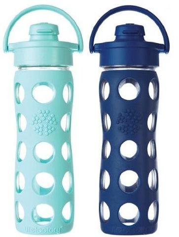 2-Pack Lifefactory 16-Ounce Flip Cap Beverage Bottles