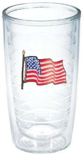 American Pride Emblem, American Flag 16 oz