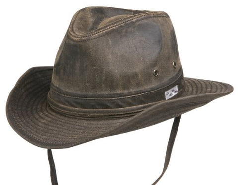 Bounty Hunter Water Resistant Cotton Hat, Brown, Small