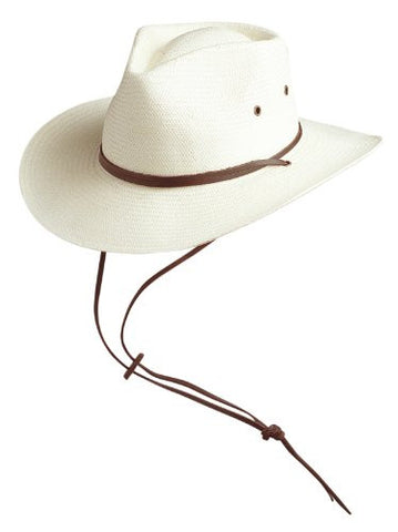 Outback Ranger Straw Mens Hat - Ivory, X-Large