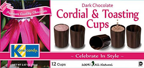Dark Chocolate Cordial Toasting Cups 2.47 oz