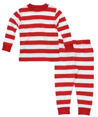 Baby Long Johns Red Stripes 18 Months