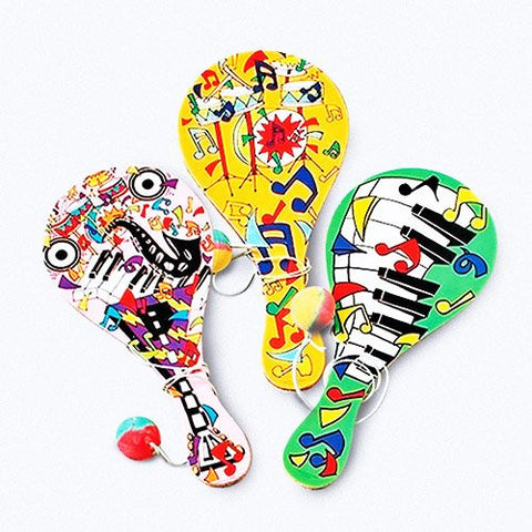 JAZZY PADDLE BALLS - 12pcs