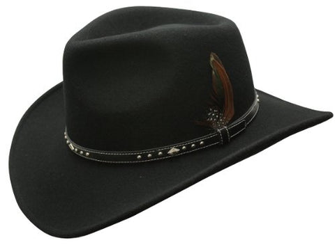 Star Rider Waterproof Wool Hat, Black, XLarge
