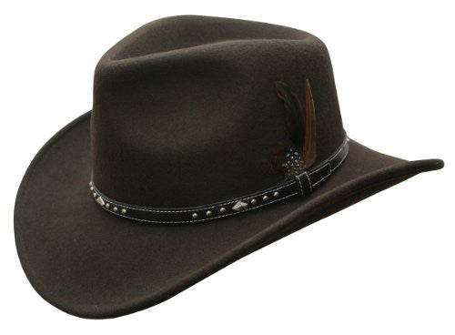 Star Rider Waterproof Wool Hat - Brown, Medium