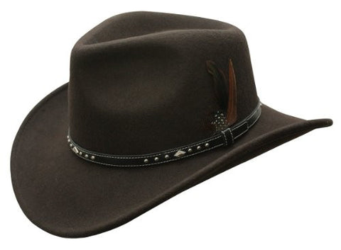 Star Rider Waterproof Wool Hat - Brown, Medium