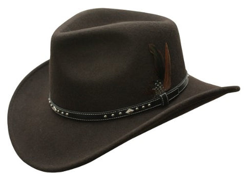 Star Rider Waterproof Wool Hat - Brown, X-Large