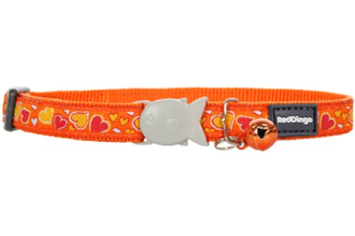 Design Ribbon Cat Collars,Breezy Love Orange