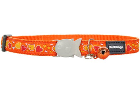 Design Ribbon Cat Collars,Breezy Love Orange