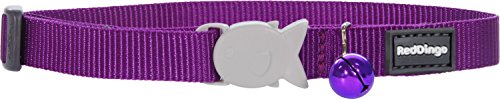 Solid Color Cat Collar, Purple
