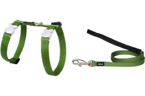 Cat Harness - Classic Solid,Green