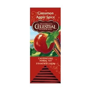 Celestial Seasonings Cinnamon Apple Spice Herbal Tea 6 Packs of 25 Tea Bags