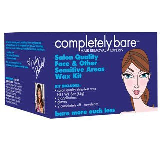 SALON QUALITY FACE & OTHER SENSITIVE AREAS WAX KIT By COMPLETELY BARE