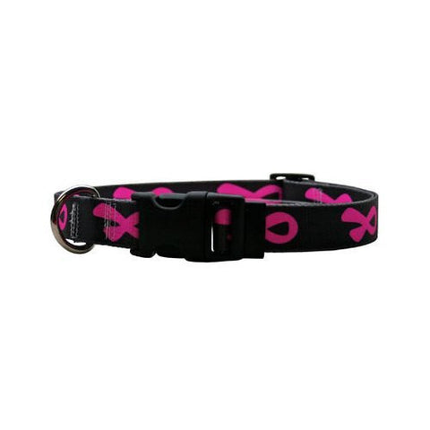 Breast Cancer Awareness Collection - Black, Standard Collar, Large