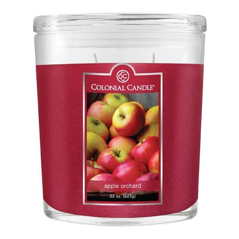 Apple Orchard 22 oz Scented Oval Candle, Pack of 2