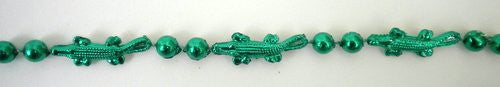 42 inch Alligator Mardi Gras Bead (Dozen)
