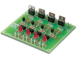 Quad Triac Switch Card, 3.1 x 3.5"