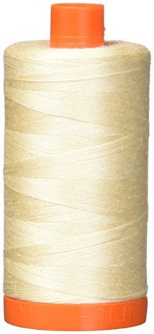 Aurifil- 50wt Cotton 1,422yd, Light Sand