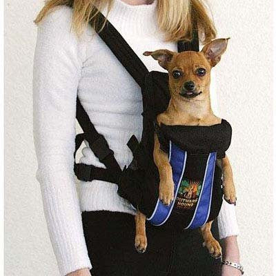 Outward Hound Legs Out Front Carrier Small Blue 10" x 8" x 4"