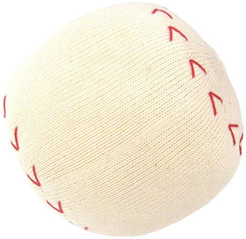 Baseball Pillow, White